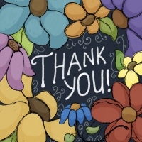 These thank you flowers won’t wilt over time! Thank you flowers