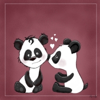 I love you bear! Panda’s in love