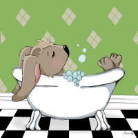 Treat yo-self! Doggy sniffing flower