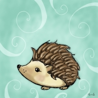 Do you like my new hairstyle? Hedgehog