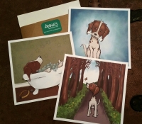 Set of 3 prints  - custom dog illustrations Custom dog illustrations