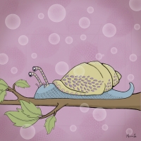 It’s good to try new things! slug in tree